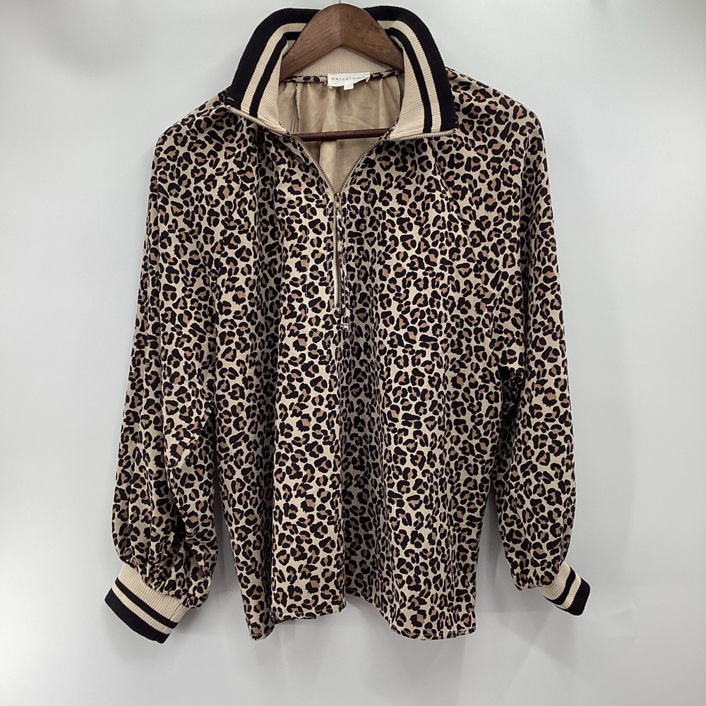 Entro Leopard Print Pullover Top - image 3
